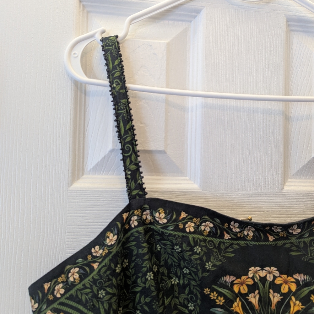 NWT Farm Rio Black Floral Dress, Size XL - Picture 7 of 11